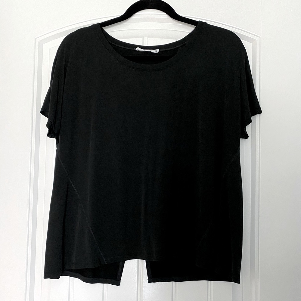 Black Open Back Top